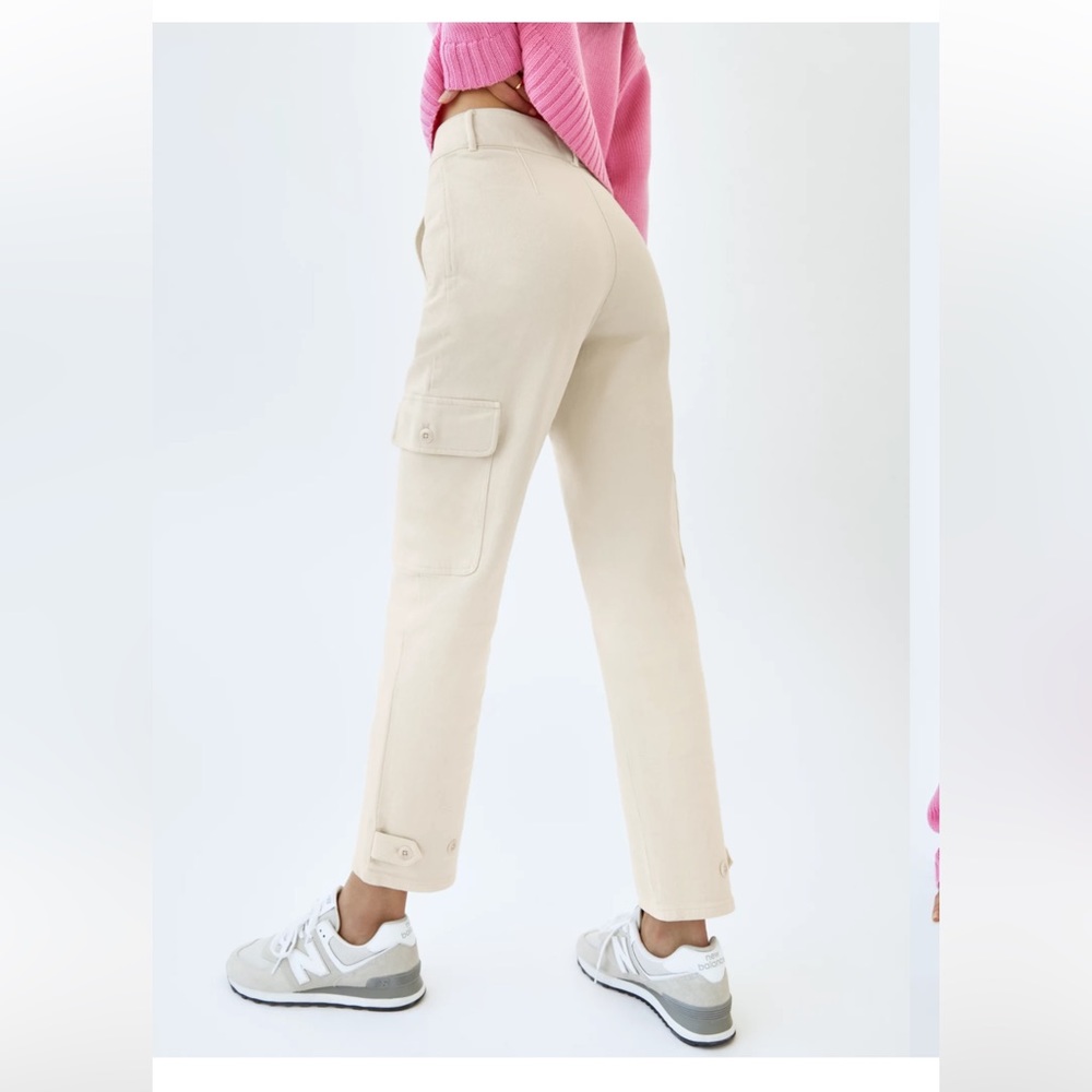 Wilfred Cream Cargo Pants - Picture 2 of 5